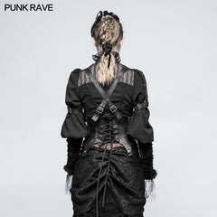 S-216 Vintage Punk Accessories Western Dragon Printing Girdle?-??Punk Rave Clothing