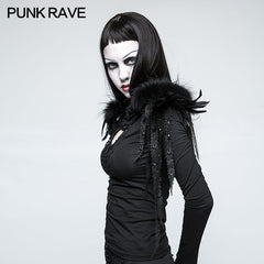 S-220 Gothic Accessories Leather Shoulder Knot With Phoenix-tail?-??Punk Rave Clothing