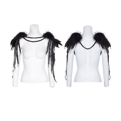 S-220 Gothic Accessories Leather Shoulder Knot With Phoenix-tail?-??Punk Rave Clothing