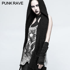 OPS-071 One Piece Mosaic Fashion Gothic Accessories Soft Knitting Hemming Stitching Glove?-??Punk Rave Clothing