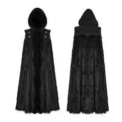 Y-803 Winter Woolen Worsted Witch Long Gothic Coat For Men?-??Punk Rave Clothing