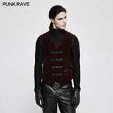 Y-813 High Quality Velvet Printing Gothic Vest For Men?-??Punk Rave Clothing