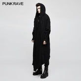 OPY-228 Loose Dark Death Punk Coat With Asymmetric Design?-??Punk Rave Clothing