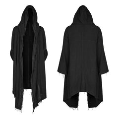 OPY-228 Loose Dark Death Punk Coat With Asymmetric Design?-??Punk Rave Clothing