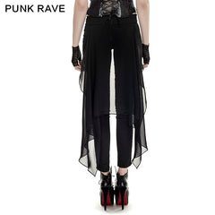 K-247 Sexy Women Floral Pattern Elastic Skinny Mesh Gothic Pants?-??Punk Rave Clothing
