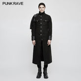 Y-801 Handsome Military Uniform Punk Jacket With Removable Shawl Shoulder?-??Punk Rave Clothing