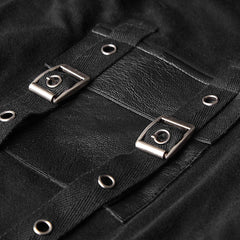 T-487 Military Uniform Long Sleeve Punk T-shirts With Ribbon Design?-??Punk Rave Clothing