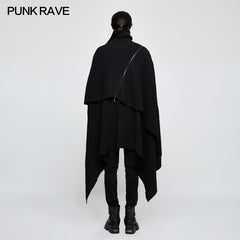 M-039 Irregular Gothic Style Loose Punk Sweaters Simple Pullover Joker Style?-??Punk Rave Clothing