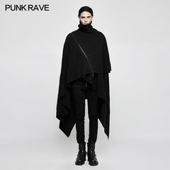 M-039 Irregular Gothic Style Loose Punk Sweaters Simple Pullover Joker Style?-??Punk Rave Clothing