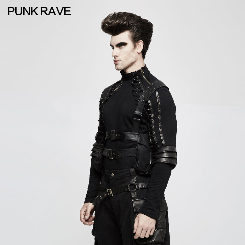 S-217 Rough-texture Punk Accessories Straps With Bags And Adjustable Buckle?-??Punk Rave Clothing