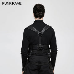S-217 Rough-texture Punk Accessories Straps With Bags And Adjustable Buckle?-??Punk Rave Clothing