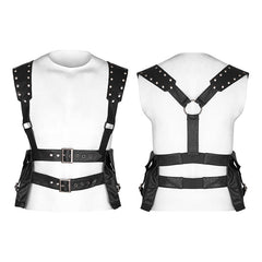 S-217 Rough-texture Punk Accessories Straps With Bags And Adjustable Buckle?-??Punk Rave Clothing