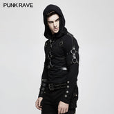 S-218 Leather Military Uniform Serial Set Punk Accessories With Eyelet Drawstring?-??Punk Rave Clothing