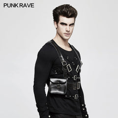 S-238 Adjustable Cross Punk Accessories Strap Clips With Detachable Bag?-??Punk Rave Clothing