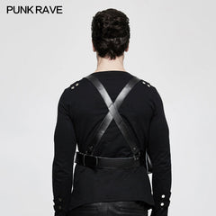 S-238 Adjustable Cross Punk Accessories Strap Clips With Detachable Bag?-??Punk Rave Clothing