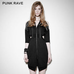 PQ-106 Winter Cotton Stretch Knitting Punk Skirt Sweater For Women?-??Punk Rave Clothing