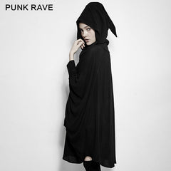 PY-178 Comfortable black Bats Punk Jacket With Double Zippers?-??Punk Rave Clothing