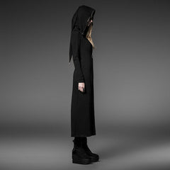 PY-046 Long Witch Gothic Coat With Hooded?-??Punk Rave Clothing