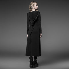 PY-046 Long Witch Gothic Coat With Hooded?-??Punk Rave Clothing