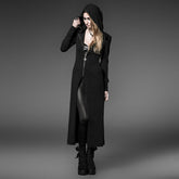 PY-046 Long Witch Gothic Coat With Hooded?-??Punk Rave Clothing