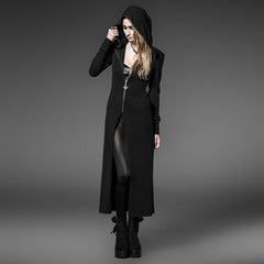 PY-046 Long Witch Gothic Coat With Hooded?-??Punk Rave Clothing