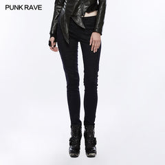 OK-310 Daily Personality Military Uniform Punk Pants?-??Punk Rave Clothing