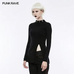 OPM-068 Personality Diablo Split Wool Punk Sweater?-??Punk Rave Clothing