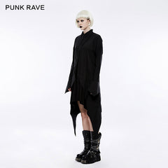 OPQ-213 Loose Comfortable Cotton Gothic Shirt Dress?-??Punk Rave Clothing