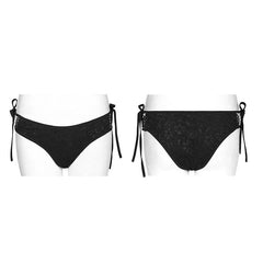 WS-249 High Elastic Gothic Accessories Lace Sexy Swimwear Bottom?-??Punk Rave Clothing