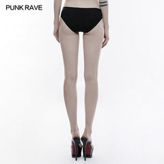 WS-251 Personality Swimwear Punk Accessories Stretch Swimsuit Bottom?-??Punk Rave Clothing