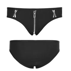 WS-251 Personality Swimwear Punk Accessories Stretch Swimsuit Bottom?-??Punk Rave Clothing