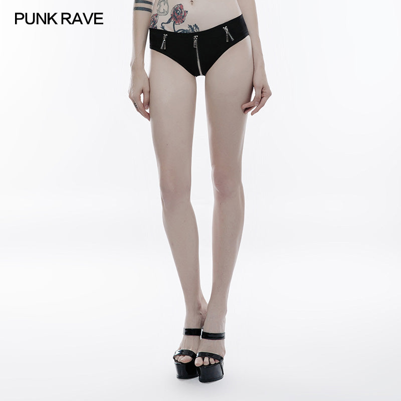WS-251 Personality Swimwear Punk Accessories Stretch Swimsuit Bottom?-??Punk Rave Clothing