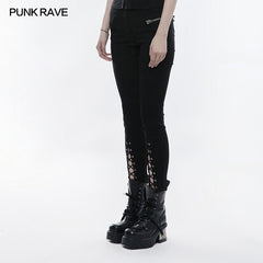 OPK-145 Daily Stretchy Punk Pants Skinny Leggings?-??Punk Rave Clothing