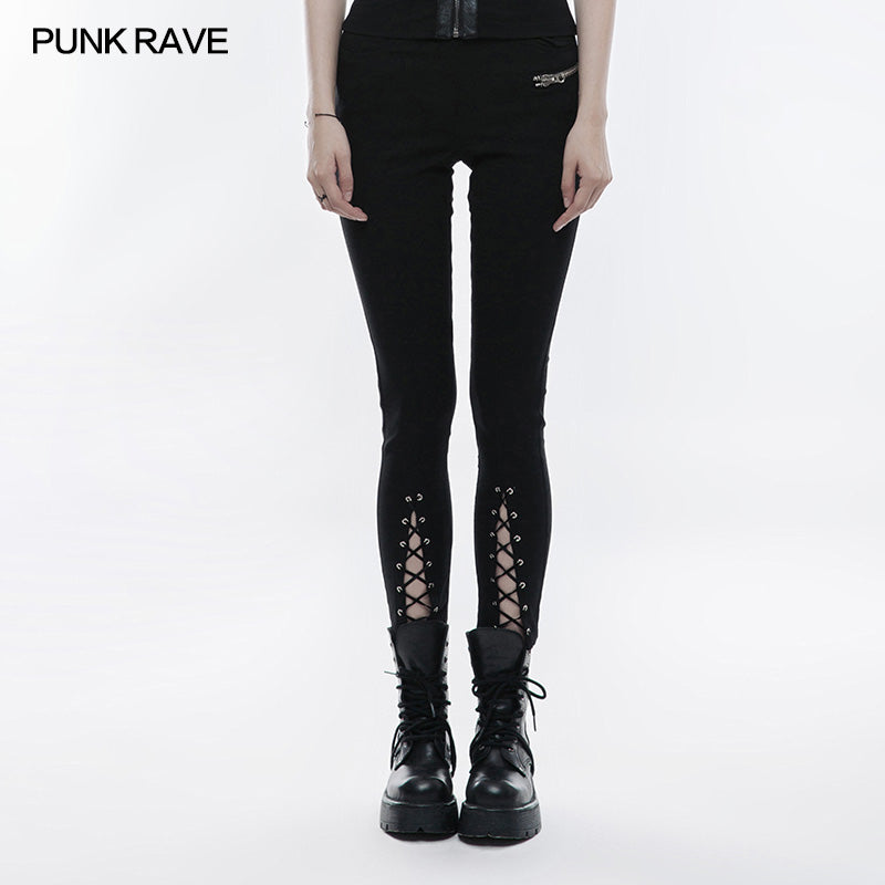 OPK-145 Daily Stretchy Punk Pants Skinny Leggings?-??Punk Rave Clothing