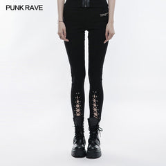 OPK-145 Daily Stretchy Punk Pants Skinny Leggings?-??Punk Rave Clothing