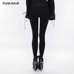 OPK-158 Daily Punk Pants Hollow-out Stretchy Leggings?-??Punk Rave Clothing