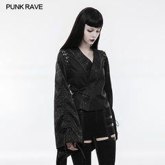 WY-855 Lovely Jacquard Kimono Punk Shirt?-??Punk Rave Clothing
