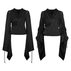 WY-855 Lovely Jacquard Kimono Punk Shirt?-??Punk Rave Clothing