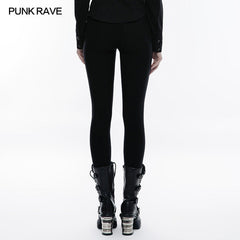 OPK-176 Skinny Slimming Punk Pants High Elastic Leggings?-??Punk Rave Clothing