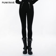OPK-176 Skinny Slimming Punk Pants High Elastic Leggings?-??Punk Rave Clothing