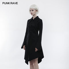 OPY-251 Figuring Style Gothic Shirt Long Blouse With Bat Wing Collar?-??Punk Rave Clothing