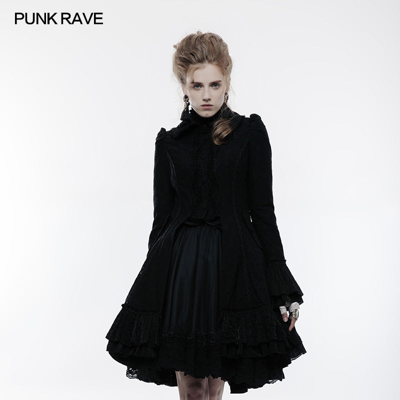 WLY-067 Lolita Lace Overcoat Gothic Coat For Women?-??Punk Rave Clothing