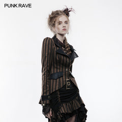 WY-822 Steampunk High-low Style Punk Jacket For Women?-??Punk Rave Clothing