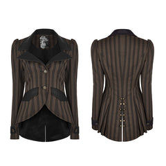 WY-822 Steampunk High-low Style Punk Jacket For Women?-??Punk Rave Clothing