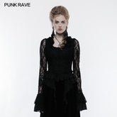 WY-829 Gorgeous Elastic Lace Fabric Gothic Jacket For Women?-??Punk Rave Clothing