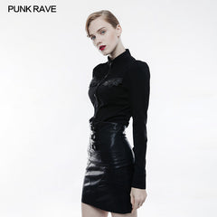 OY-841 Handsome Soft Elastic Punk Shirt For Women?-??Punk Rave Clothing