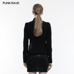 OY-841 Handsome Soft Elastic Punk Shirt For Women?-??Punk Rave Clothing