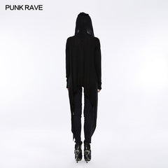 OPM-067 Witch Gothic Coat Darkness Knitted Cardigan With Hood?-??Punk Rave Clothing