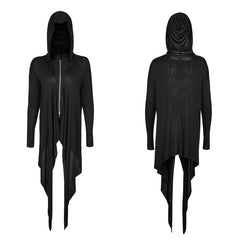 OPM-067 Witch Gothic Coat Darkness Knitted Cardigan With Hood?-??Punk Rave Clothing