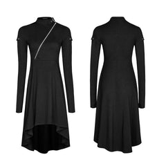 OPQ-236 Personality Punk Dress With Hollow Out And Zipper Design?-??Punk Rave Clothing